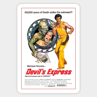 Devil's Express (1976) Sticker